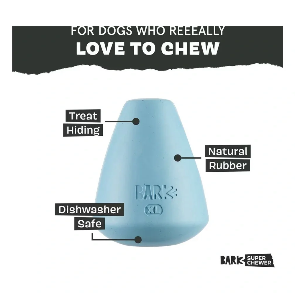 Bark Super Chewer Dog Toy Titan XL BARK Cone Dog Chew Toy, X-Large NWOT